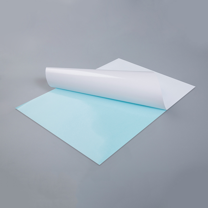 Semi Glossy Paper with Blue Glassine Liner